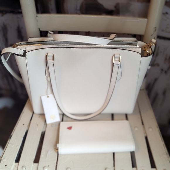 NWT Tory Burch Emerson Handbag and Wallet set - Picture 8 of 15